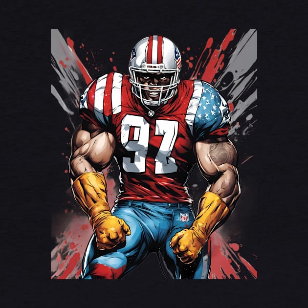 American Football Cornerback by animegirlnft